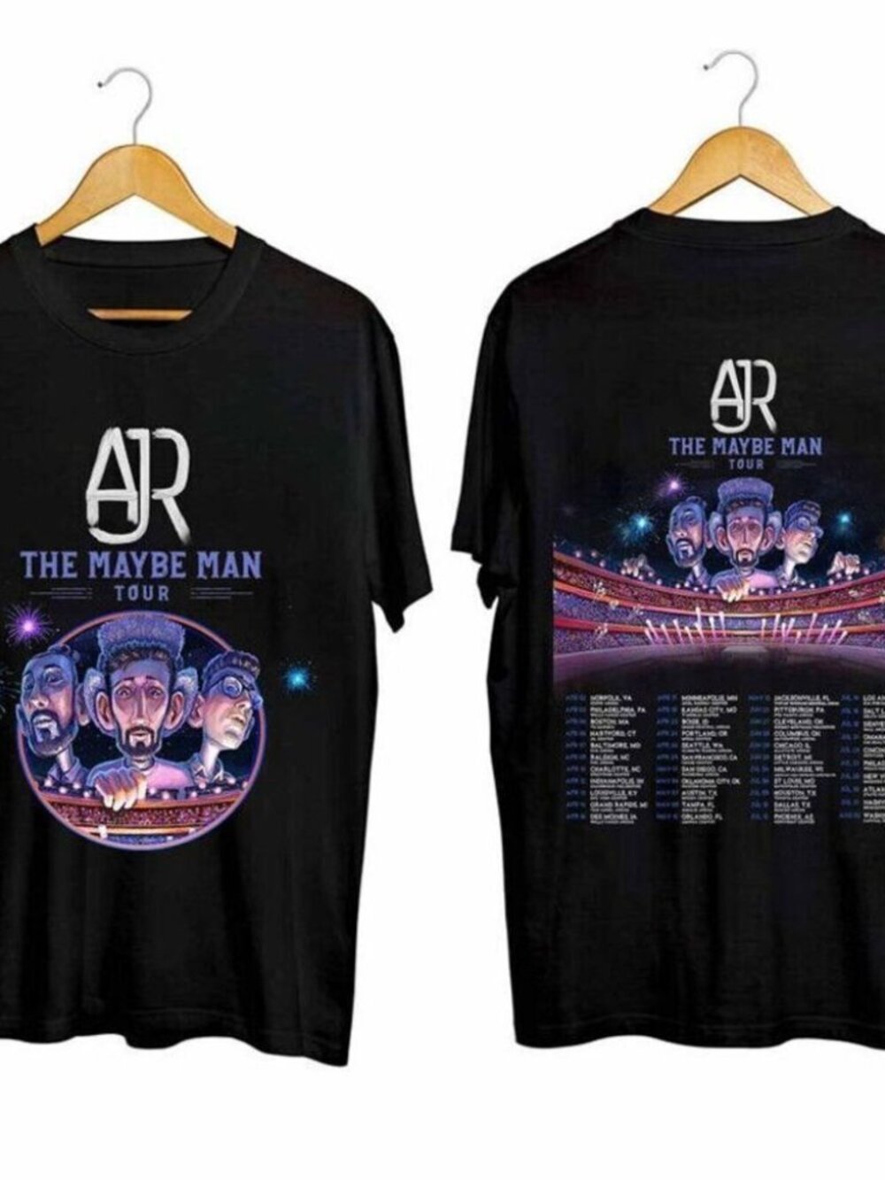 AJR Maybe Man Tour 2024 Band Fan Gift T-Shirt